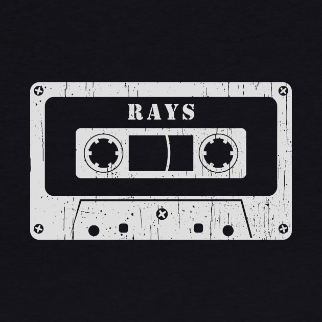 Rays - Vintage Cassette White by FeelgoodShirt